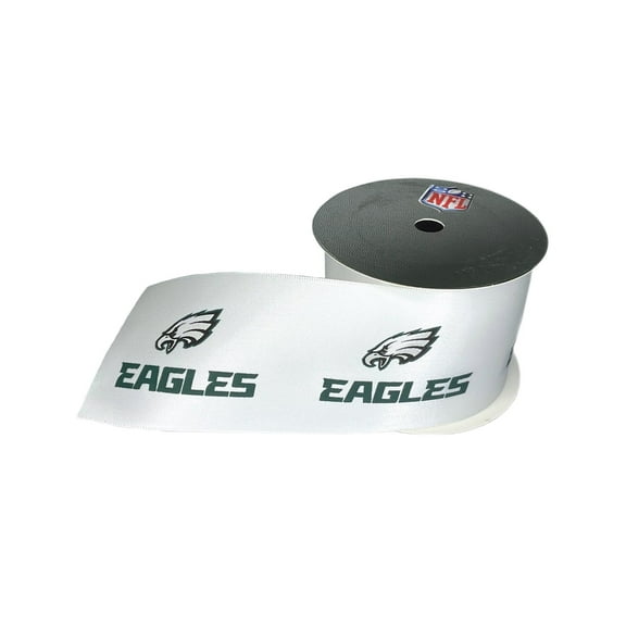 Eagles Printed Ribbon 2 1/4"-Inch Width, 15 Foot Spool