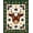 Beige, Pattern 5, variant on ODIKA 6'x9' Machine Washable Non-Slip Area Rug, Rustic Farmhouse Bovine Yarn Crochet High Traffic Rug, Brown, 629213