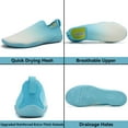thumbnail image 4 of Stepedia Mens Womens Non Slip Water Shoes Aqua Shoes Quick Dry Beach Swim Shoes White Blue, 4 of 6