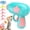 Light Blue, variant on Bamboo Dragonfly Catapult Pistol, Cat Flying Saucer Launcher, Cat Fetch Toy Flying Disc Saucer Propeller Launcher for Pet