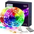 thumbnail image 2 of PYYAN-LED Strip Lights 50 FT,Color Changing Led Light Strips Kit with 44 Keys IR Remote Control, Lighting for Bedroom, Room, Home Decoration, 2 of 4