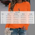 thumbnail image 3 of QUNYINEY Halloween Women Sweatshirt Pumpkin Crew Neck Pullover Graphic Tops Fall Long Sleeve Loose Fit Casual Sweatshirts, 3 of 6