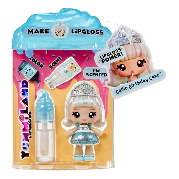 Yummiland Lipgloss Doll – Callie Birthday Cake