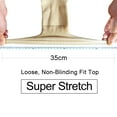 thumbnail image 3 of Busy Socks Women Non-Binding Crew Diabetic Cotton Socks,x-Large,4 Pack,Beige, 3 of 7