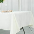 thumbnail image 4 of Balsa Circle 54x96 in Ivory Premium Polyester Rectangular Tablecloth Party Event Reception Decorations Supplies, 4 of 8