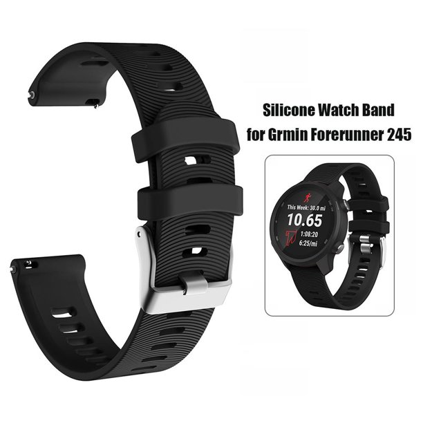 Correa de Reloj Bsvklp Reemplazo de Pulsera de Silicona Negro