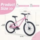 thumbnail image 4 of Bicicleta de montaña, 24 pulgadas MTB para niños y niñas Edad 9-12 años, múltiples colores, 4 of 5
