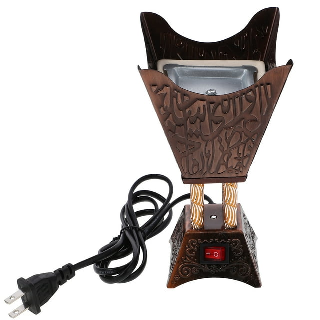 Shisuyan Middle Eastern Style Electric Incense Burner Desktop Censer Burner (US Plug)