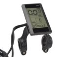 thumbnail image 1 of Electric Bike LCD Display Screen, 22.2mm 24V 36V 48V Waterproof Electric Bike LCD Display Meter Highly Adaptable  for Modification Accessories, 1 of 7