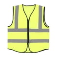 thumbnail image 2 of Chaleco de seguridad reflectante de poliéster de alta visibilidad con bolsillo para ingenieros de trabajo XL, 2 of 14