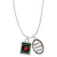 thumbnail image 1 of Delight Jewelry Silvertone Red Ladybug in Shadow Box Best Mom Ever Charm Necklace, 1 of 4