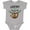 AC-Heather Grey, variant on Gramps Loves Me Cute Sloth and Baby Boys or Girls Baby Bodysuit