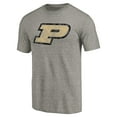 thumbnail image 2 of Men's Heathered Gray Purdue Boilermakers Classic Primary Tri-Blend T-Shirt, 2 of 3