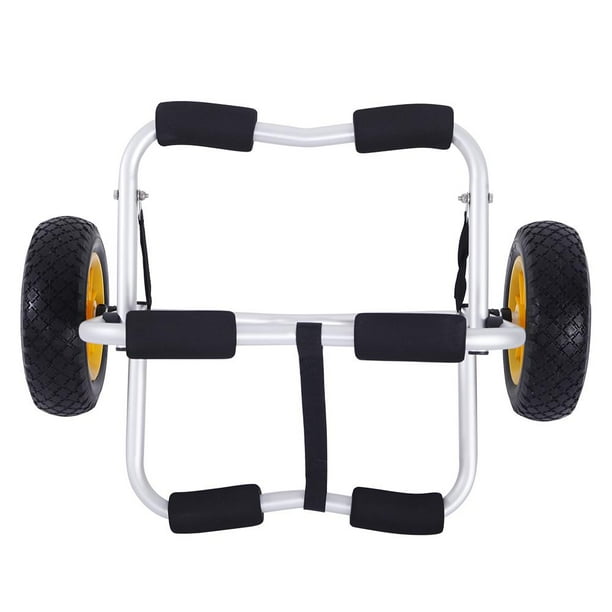 UBesGoo Kayak Cart Canoe Carrier Trolley NOFlat Airless Tires Wheels Transport Jon Boat Dolly