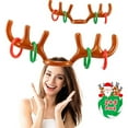thumbnail image 3 of Reindeer Antler Throwing Games, Inflatable Ring Toss Game,Family, 3 of 5