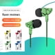 thumbnail image 5 of Sidaley Teléfono Música Auricular con cable Control de cable en la oreja Teléfono celular Enchufe de 3,5 mm Auriculares Auriculares Teléfono y Comunicación Amarillo NO1, 5 of 6