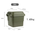 thumbnail image 4 of Bag Refrigerador Cajas térmicas aisladas para picnic Almuerzo Paseos en bote Bolsas Color Verde 30L Zulema enfriador aislado, 4 of 4