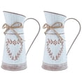 thumbnail image 1 of 2pcs Vintage Flower Pot Bucket Garden Planter Bucket Flower Container Bucket, 1 of 2
