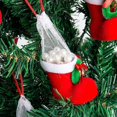 thumbnail image 4 of 10 piezas de botas rojas de caramelo para Navidad, zapatos, calcetines de regalo de Papá Noel, bolsas para aperitivos, 4 of 5