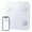 White, variant on Wyze Scale S, Scale for Body Weight, Digital Bathroom Scale for Body Fat, BMI, Muscle, and Heart Rate, Body Composition Analyzer with App, Batteries Included, Bluetooth, 400 lb, White