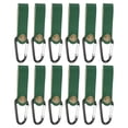 thumbnail image 1 of 12 ganchos de pared de cuero sintético, 5 kg de carga, resistentes, duraderos, de amplia aplicación, para dormitorio y cocina, color verde, 1 of 14