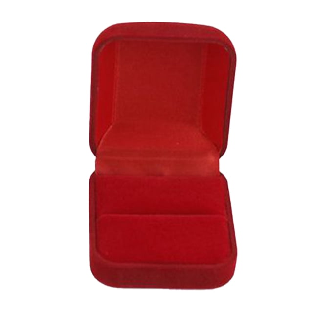 Wosthever Caja de presentación de joyería de diseño Simple, Clip de manga de anillo, soporte portátil, estuche reutilizable, accesorios de contenedor Almacenamiento y organización del hogar Rojo Wosthever HA075265-02