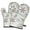 Light Christmas Snowflake, variant on Cute Oven Mitts,Light Christmas Snowflake Pattern Oven Mitt 2-Pack Set,Kitchen Gloves for Oven,Heat Resistant Oven Mitts 7.7"x12"