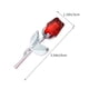 thumbnail image 3 of Rosa roja auténtica preservada | Rosa de cristal con romántica luz LED | Flor eterna de aleación | Regalo para ella en su aniversario de bodas, San Valentín o cumpleaños | Elegante caja de recuerdos, 3 of 5