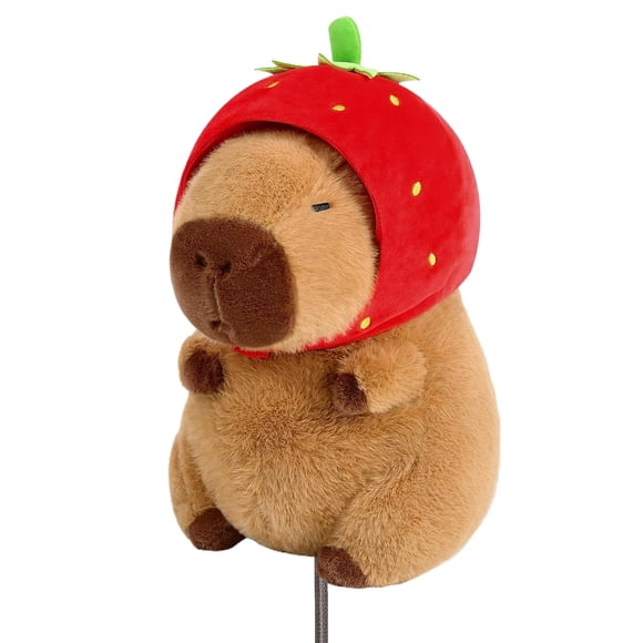 Funda para Cabeza de Palo de Golf Capibara de Fresa de Peluche Double Bread