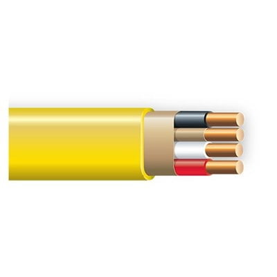 Non-Metallic Romex Sheathed Electrical Cable With Ground, 12/3, 100-Ft. -63947628