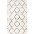 thumbnail image 1 of Nuloom 3' x 5' Hand Tufted Park Avenue Trellis Rug in Nickel, 1 of 5