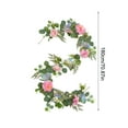 thumbnail image 4 of LEHOZIHEQ Faux Garland, Artificial Leaves Hanging Vines Table Greenery Garland, for Wedding Arch Farmhouse Mantle Table Runner Centerpiece Home Party Christmas, 4 of 7