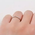 thumbnail image 5 of K-KED Moissanite Wedding Band Rings for Women Girls 925 Sterling Silver Christmas Gift, 5 of 8