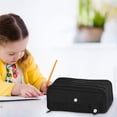 thumbnail image 3 of Under $1 Pencil Case, Elementary Campus High Campus Transparent Pencil Bag Large Capacity Pencil Case Stationery Box Pencil Case Back to College, 3 of 6