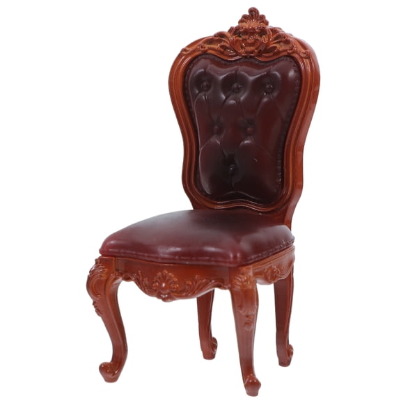 Dollhouse Chair PVC Model Mini Furniture Adorable Miniature