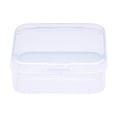thumbnail image 3 of 6pc Square Plastic Bead Storage Containers Clear 5.4x5.3x2cm Inner Size: 5.1x5.05x1.5cm, 3 of 5