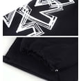 thumbnail image 5 of Y2K Gothic Baggy Joggers Women's Hip-Hop Wide-Leg Style Drawstring Design Punk Streetwear, 5 of 6