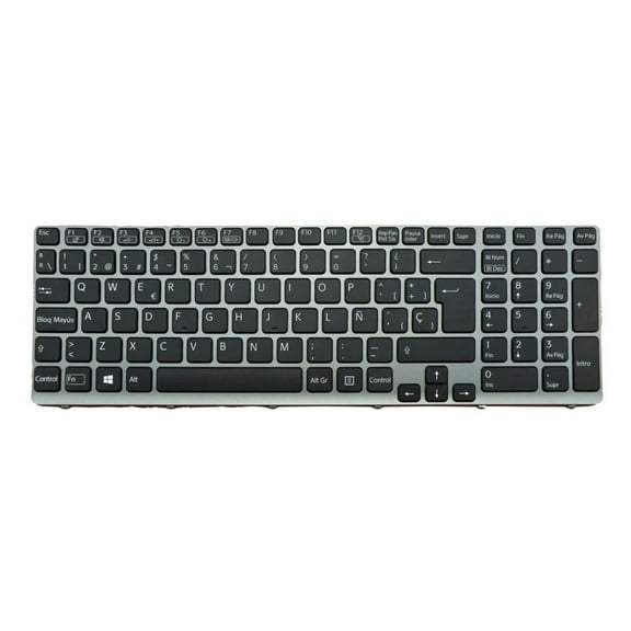 Replacement Laptop Keyboard Keyboard Compatible For SVE15 Series, 13..7 X 0.2 Inches
