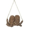 thumbnail image 4 of Hi-Line Gift Hanging Baby OWLETS ON A Branch, Brown, 4 of 6