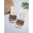 thumbnail image 3 of New Arrival Women's Flat Sandals, Fashionable Mule Shoes, Large Size Slippers,, 3 of 4