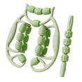 thumbnail image 1 of 2 rodillos masajeadores musculares de mano, 18 ruedas, relajantes musculares circulares para, Verde, 1 of 8