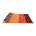 thumbnail image 2 of Ahgly Company Indoor Rectangle Abstract Orange Modern Area Rugs, 5' x 7', 2 of 4