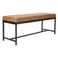 thumbnail image 4 of Safavieh Chase Retro Glam Faux Leather Bench, 4 of 11