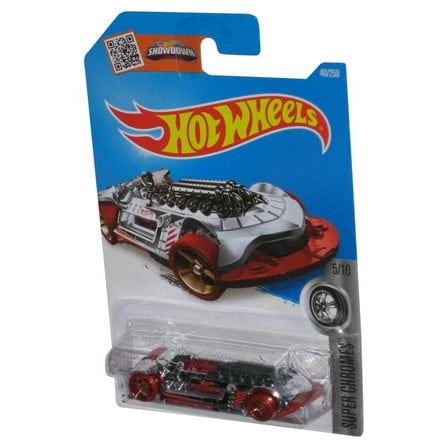 Hot Wheels Super Chromes 5/10 (2015) Red & Silver Die-Cast Toy Car 40/250