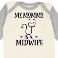 thumbnail image 4 of Inktastic Midwife Mom Baby Girls Long Sleeve Baby Bodysuit, 4 of 5