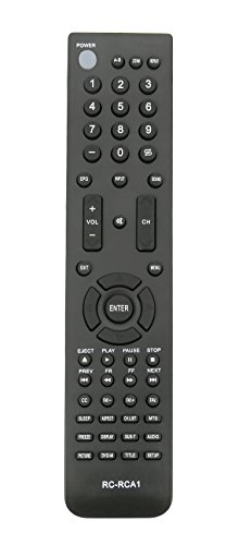 RE20QP28 Replacement Remote Control For RCA LCD TVs - Compatible With 32LA30RQ, 40LA45RQ Models