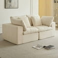 thumbnail image 2 of Modular Sectional Sofa, Fabric Sleeper Couch, Space-Saving Design | Modern minimalist design, high-density sponge for comfort, compressed for easy delivery, 2 of 19