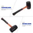 thumbnail image 2 of COOPHYA 3-Piece Rubber Mallet Set with Two-Color Fiber Handles, 10.8 x 3.3 Inch Hammer Tool for and Construction, 2 of 8