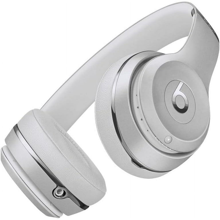 Beats Solo3 Wireless On-Ear Headphones (Silver) Bundle with