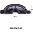 thumbnail image 2 of 2 Pieces Outdoor Skiing Goggles, Ski Goggles, Anti-Dust Protection Goggles, Anti-Dust Ski Goggles, Snowmobile Motorcycle Glasses Ski Goggles, for Moun, 2 of 5